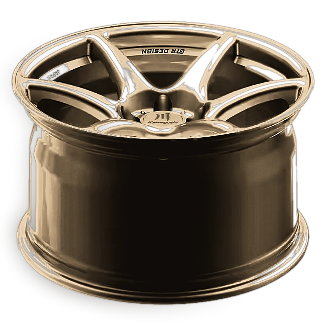 Kawaguchi KG01 forged wheel in dark bronze, 18x10.5, deep barrel